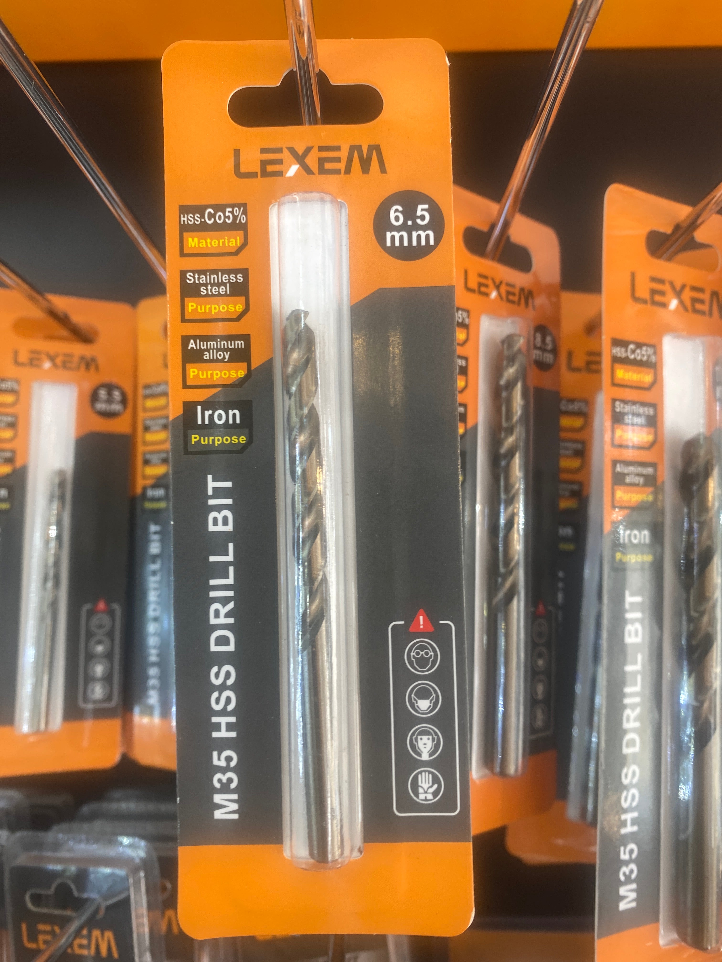 LEXEM M35 HSS COBALT Drill Bit Single Bit 6.5mm