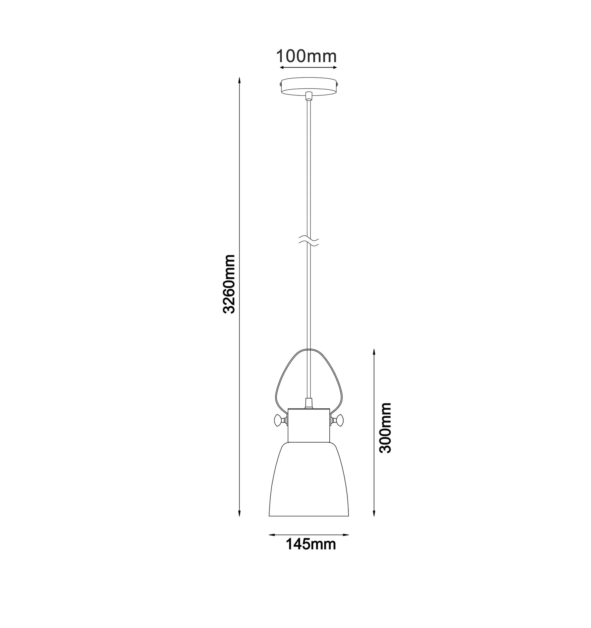 CLA Lighting FUMOSO: Smokey Black Mirror Finish Glass Ellipse Shape Pendant Light
