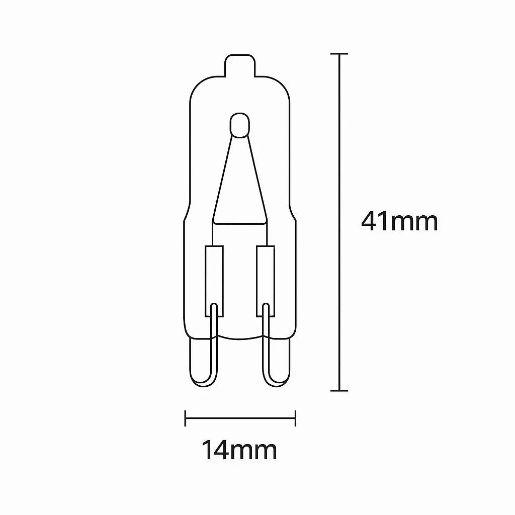 25w, 40w Halogen G9 Globe Dimmable