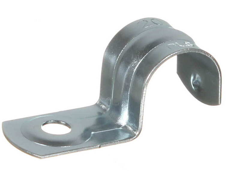 NLS 30013 | 20MM HALF SADDLE ZINC PLATED 6.5MM HOLE