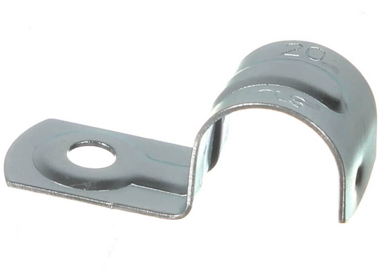 NLS 30013 | 20MM HALF SADDLE ZINC PLATED 6.5MM HOLE
