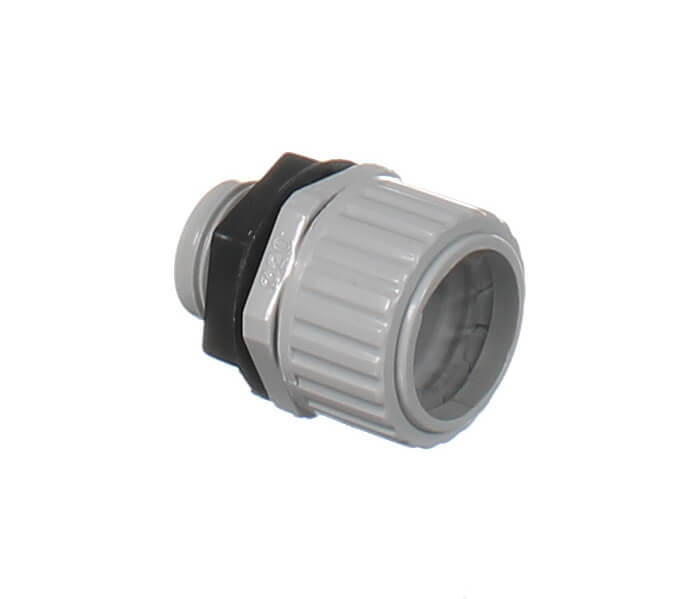 Straight Gland for Corrugated Conduit - with Lock ring