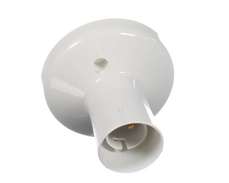 30621NLS B22 Batten Holder XL White