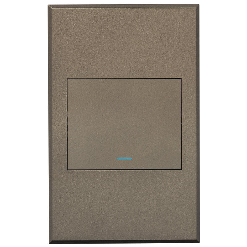 VETi 3 POLA - One Gang Bell Press Switch - Complete