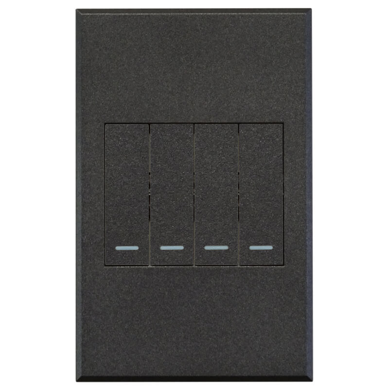 VETi 3 POLA - Four Gang Two-Way Switch - Complete