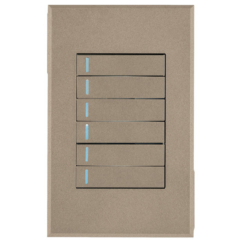 VETi3 POLA – Six Lever Two-Way Switch Vertical