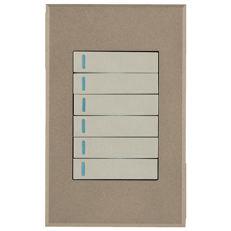 VETi3 POLA – Six Lever Two-Way Switch Vertical