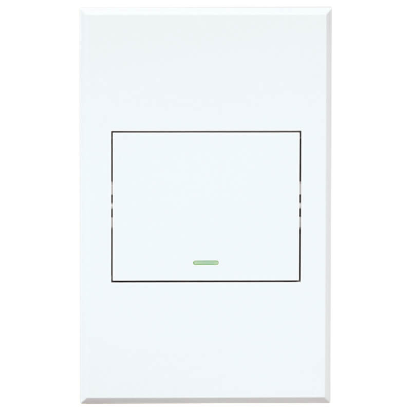 VETi 3 POLA - One Gang Bell Press Switch - Complete