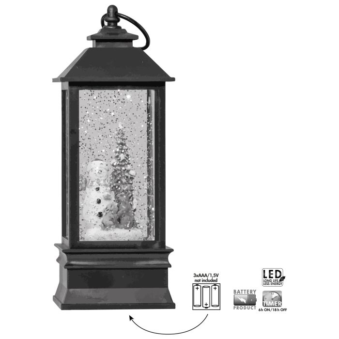 CHRISTMAS winter snowman lantern