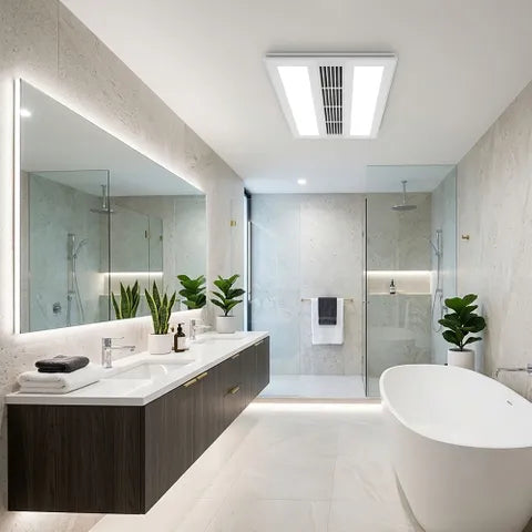 Vencha Extract Prime EC 4in1 Bathroom Heater, Fan, Light and Exhaust - White
