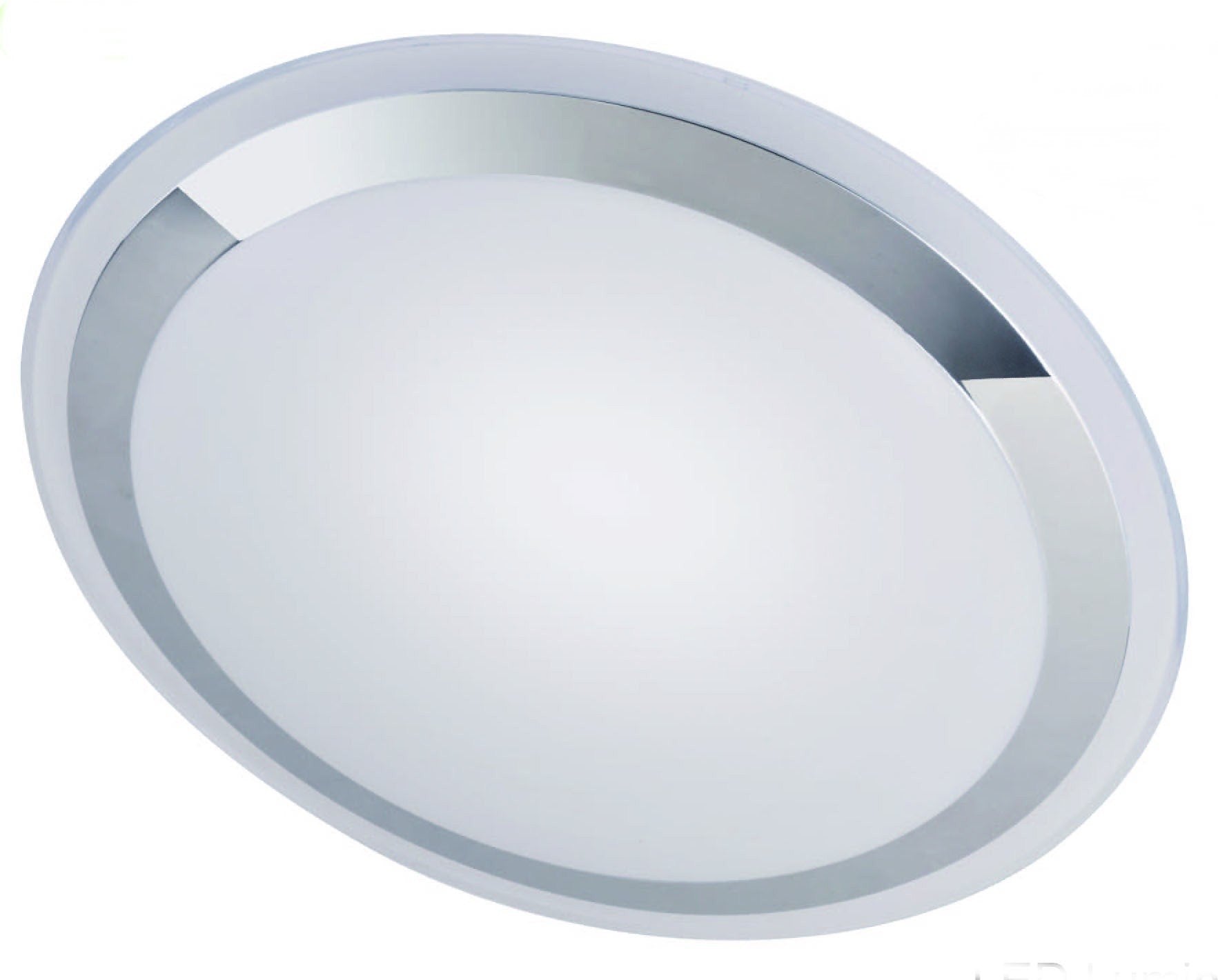 PHL5108/CR/TC  SATURN LED STEP DIMMING TRI COLOUR Oyster Ceiling Light