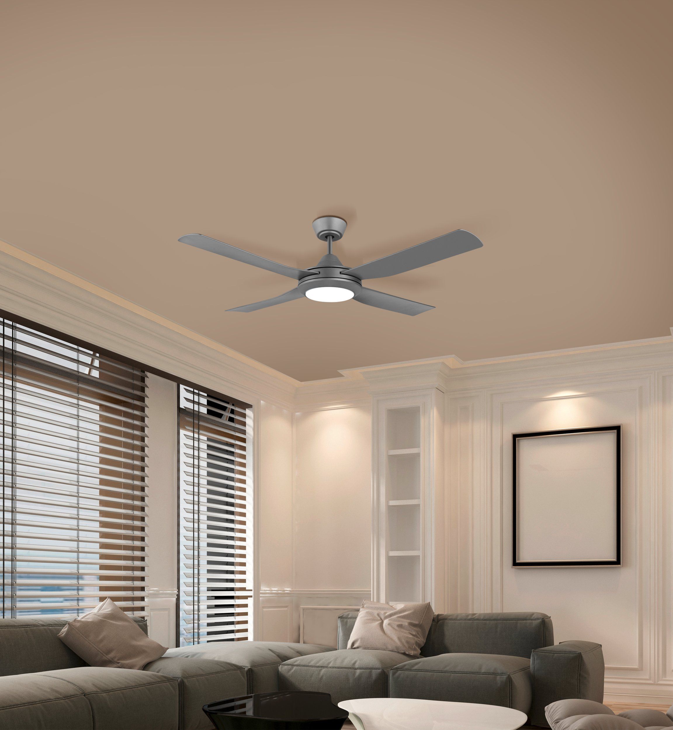 BONDI 52 AC ceiling fan with LED light