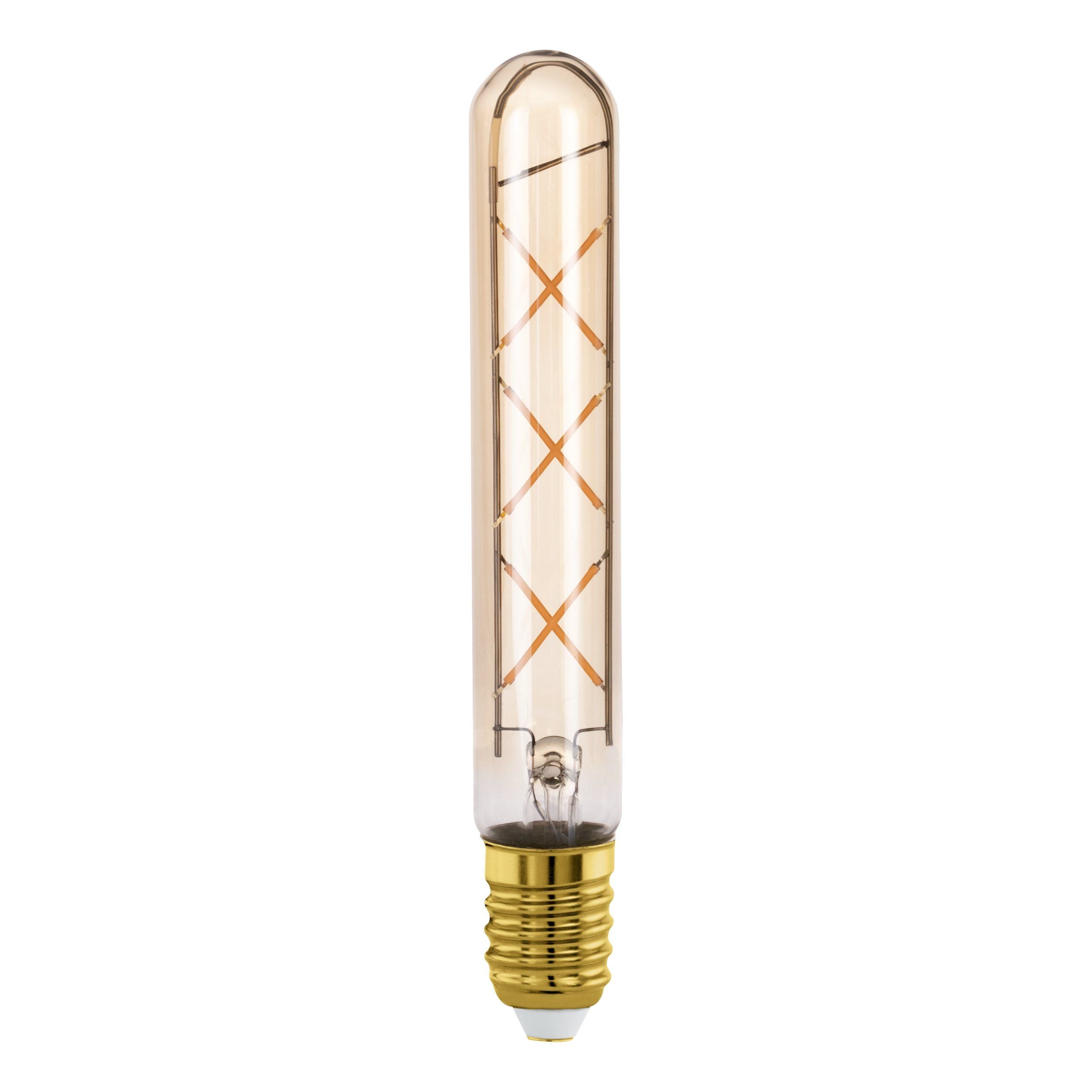 Eglo 4W E27 LED T30 globe amber