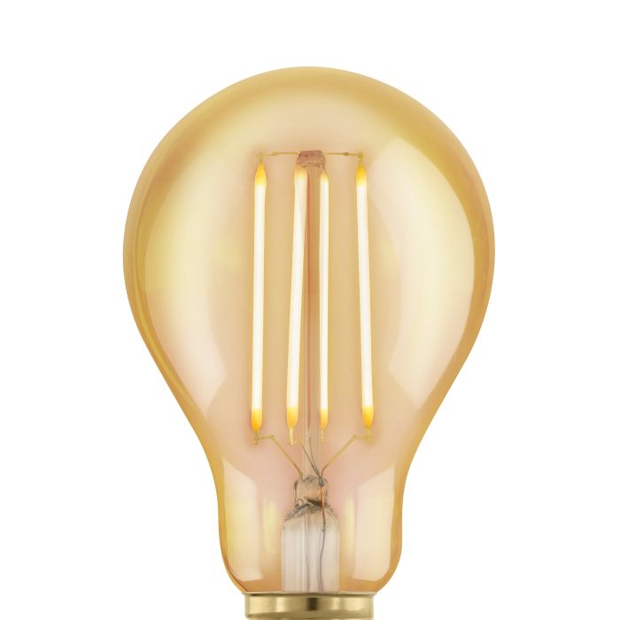 Eglo 4W E27 LED A75 globe golden age