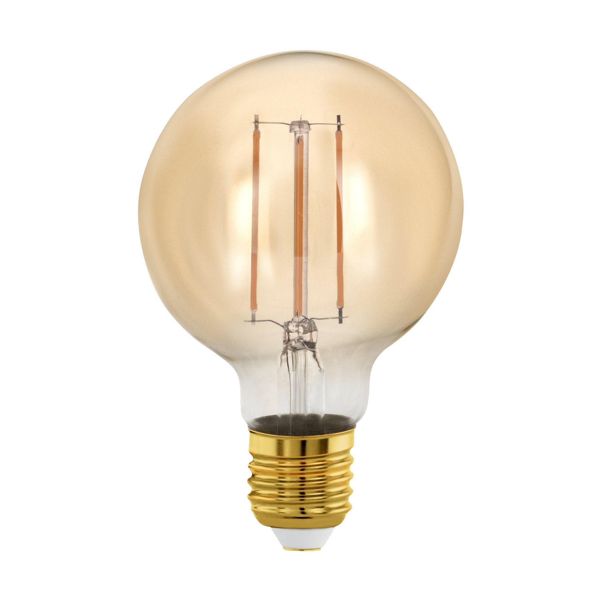 Eglo 4W E27 LED G80 globe golden age