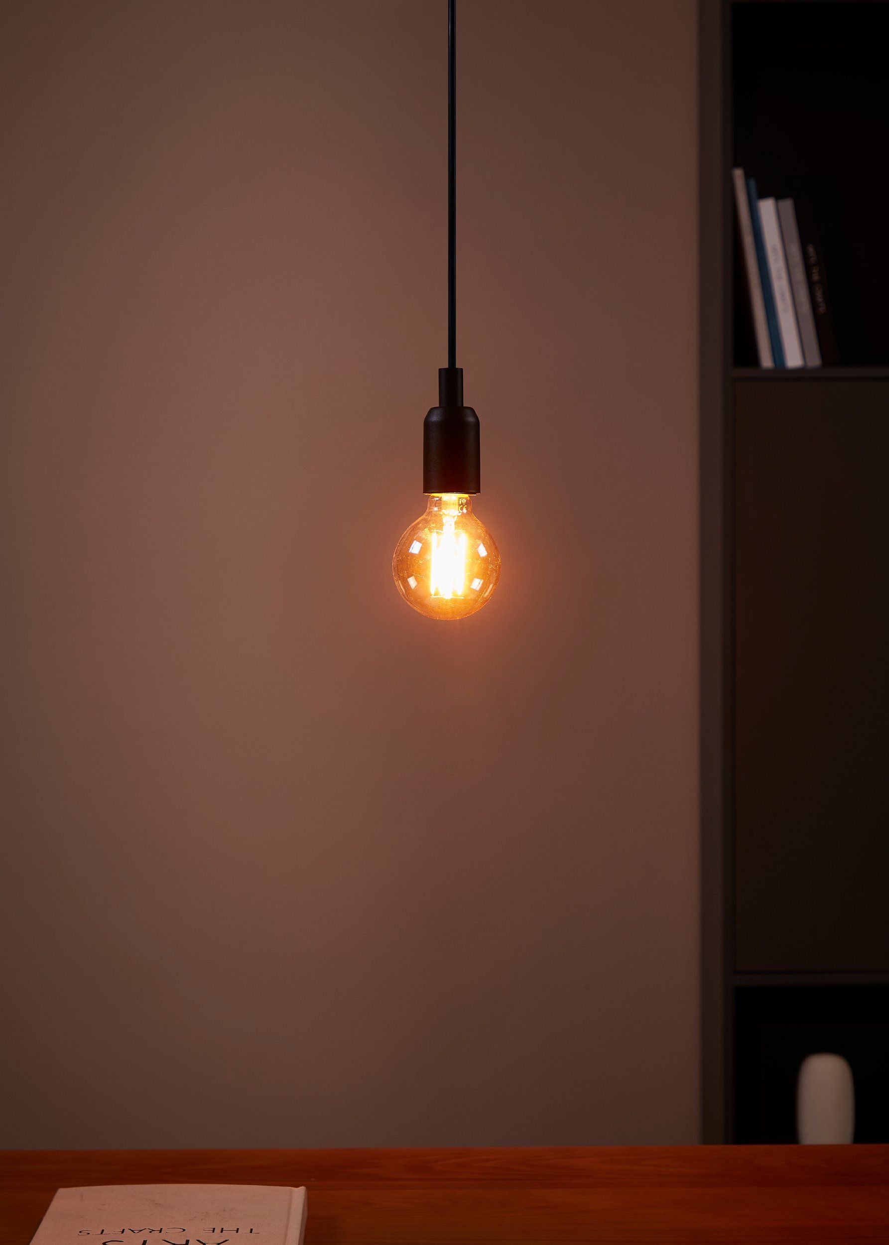 Eglo 4W E27 LED G80 globe golden age