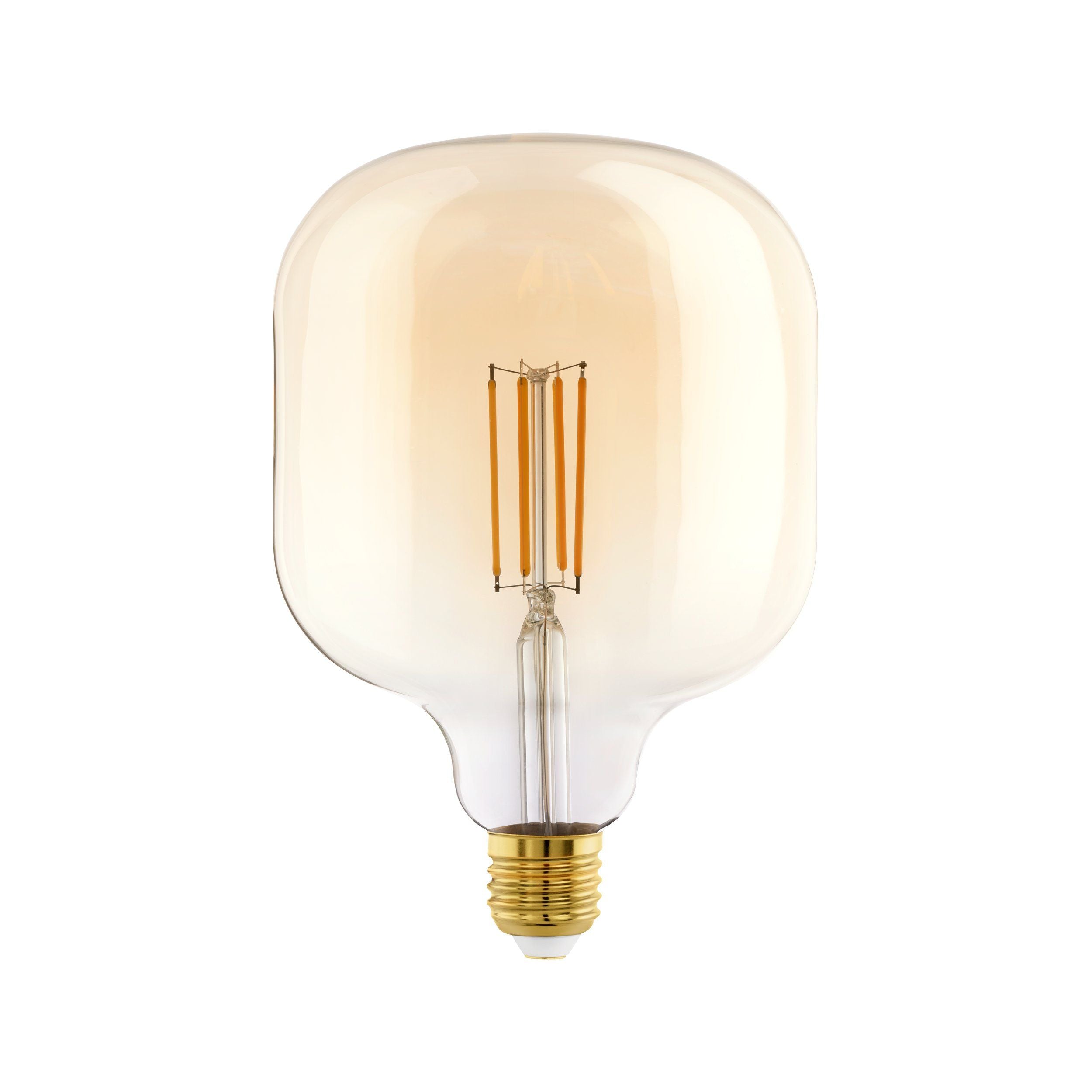Eglo 4.5W E27 LED T125 Globe Amber