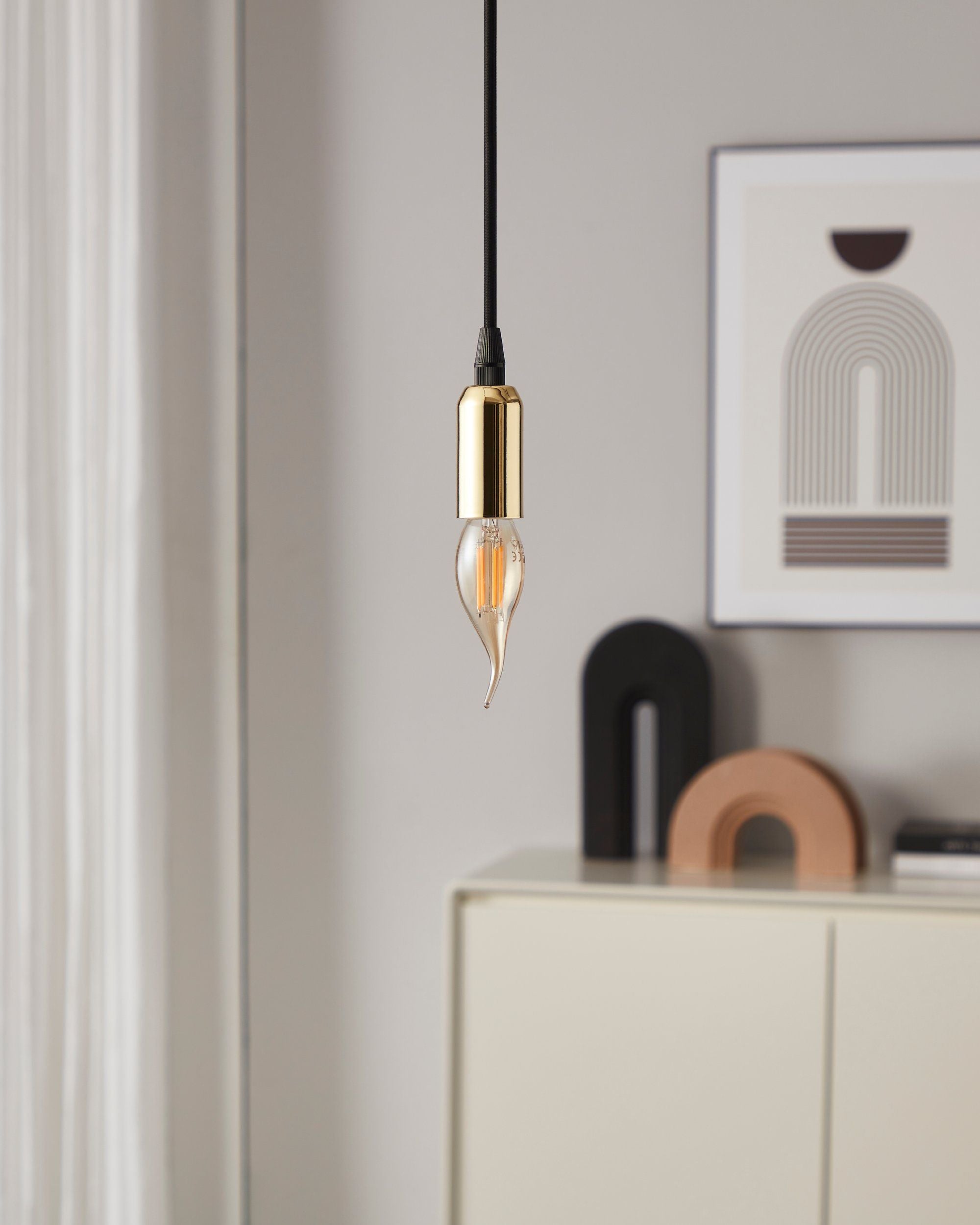 Eglo 4W E14 LED filament candle golden age