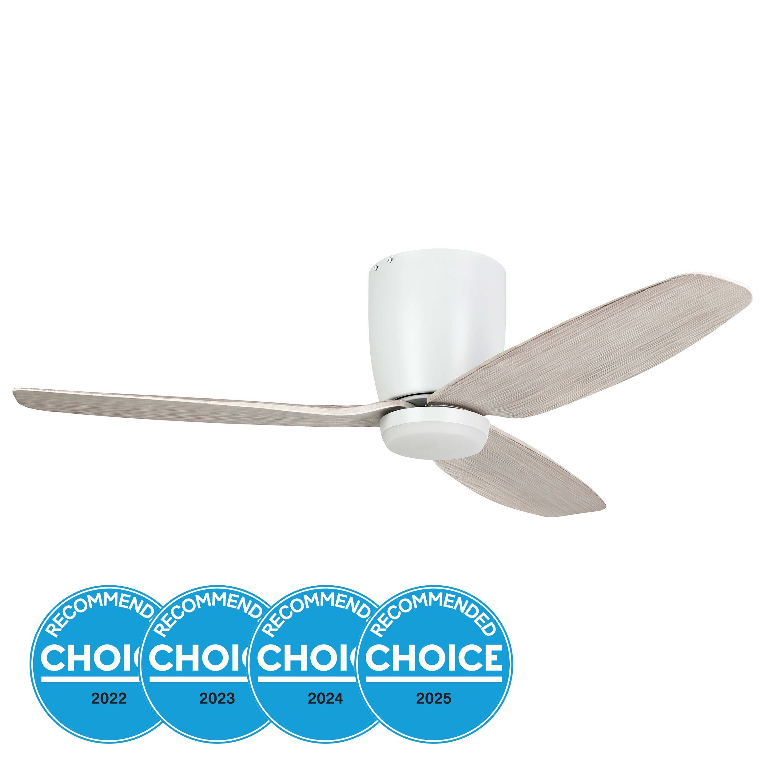 Eglo SEACLIFF DC Hugger Ceiling Fan With LED Light