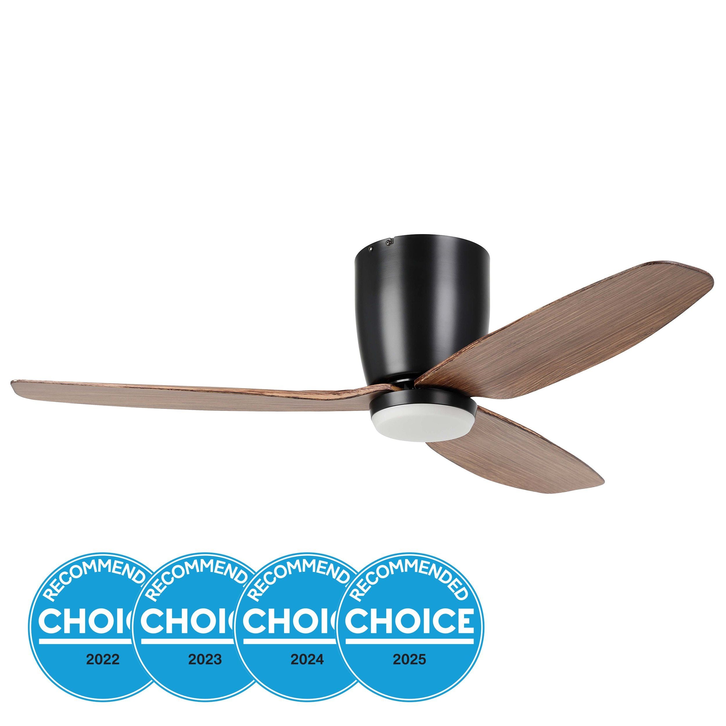 Eglo SEACLIFF DC Hugger Ceiling Fan With LED Light