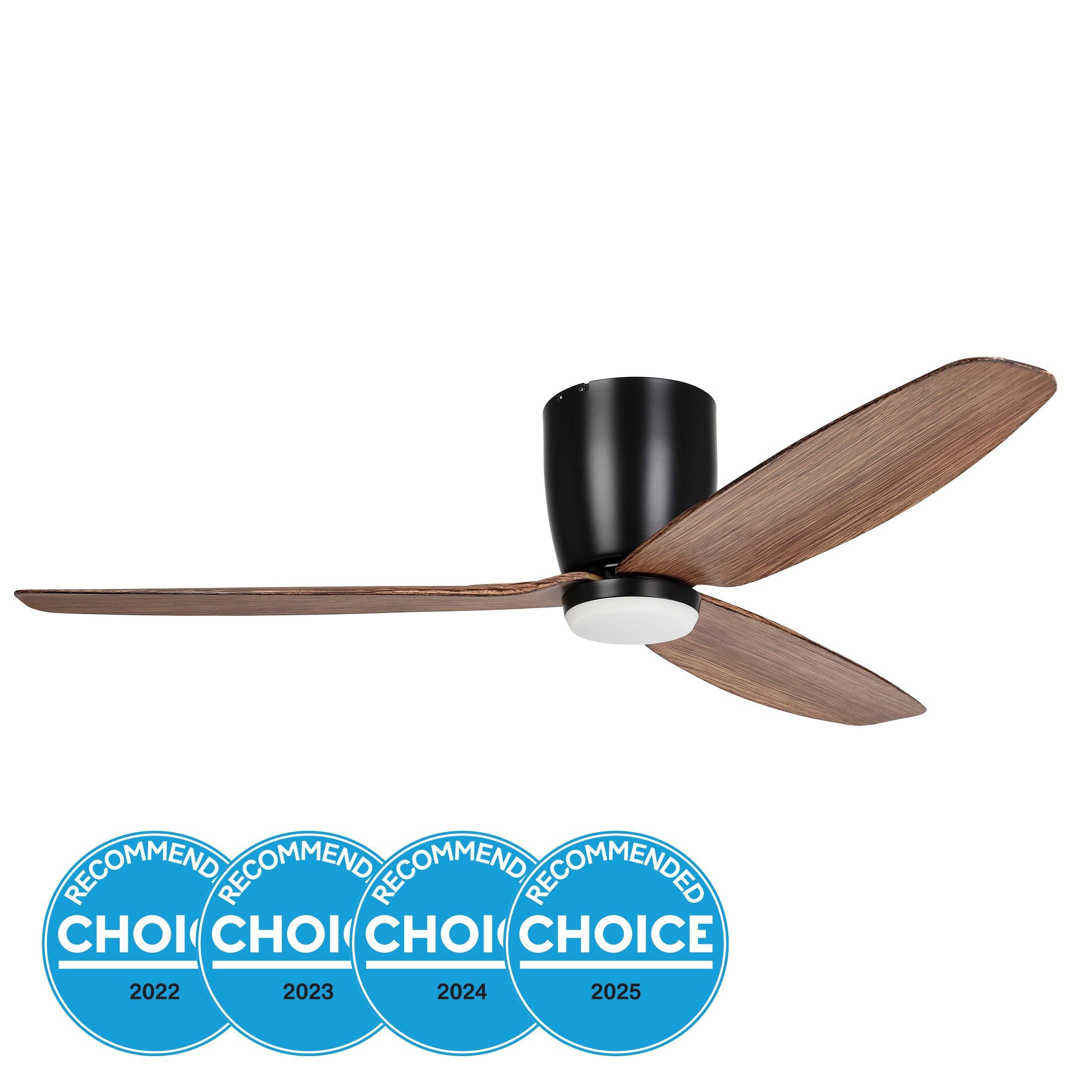 Eglo SEACLIFF DC Hugger Ceiling Fan With LED Light