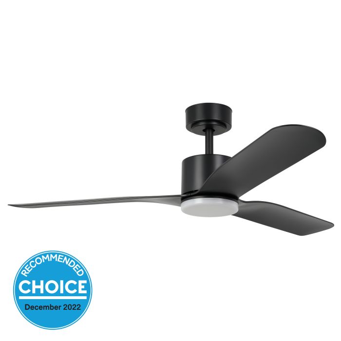 ILUKA DC ceiling fan with LED light