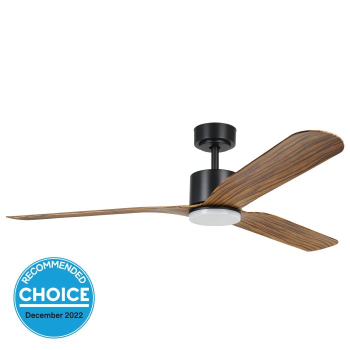 ILUKA DC ceiling fan with LED light