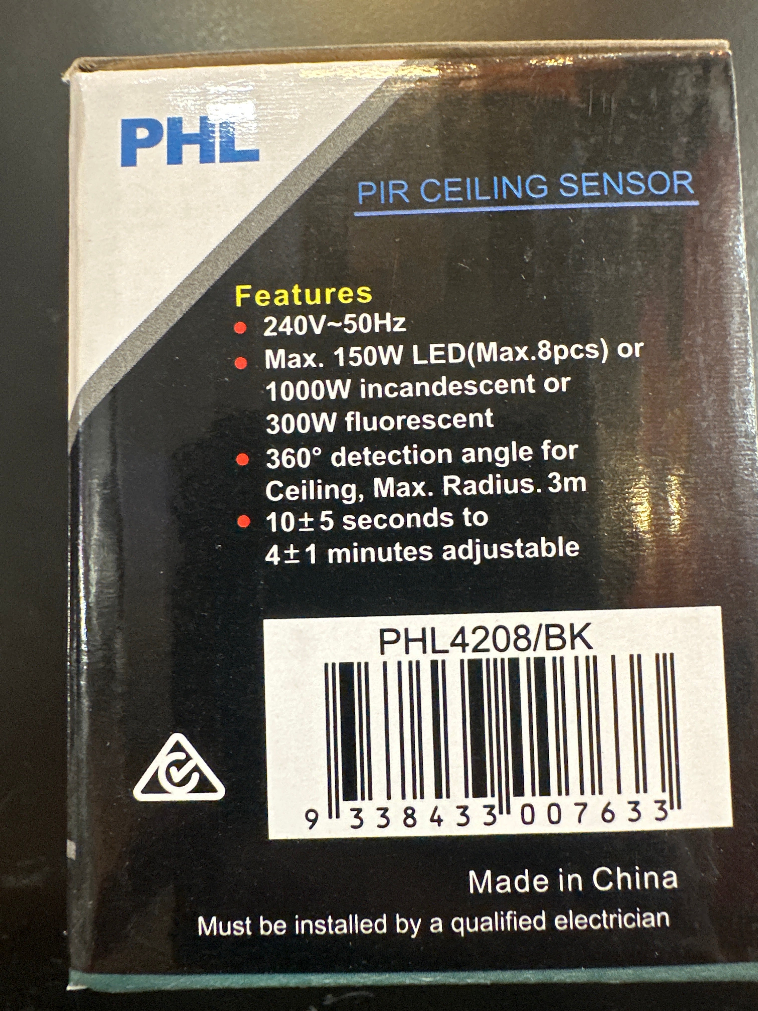 Phl4208-black mini sensor