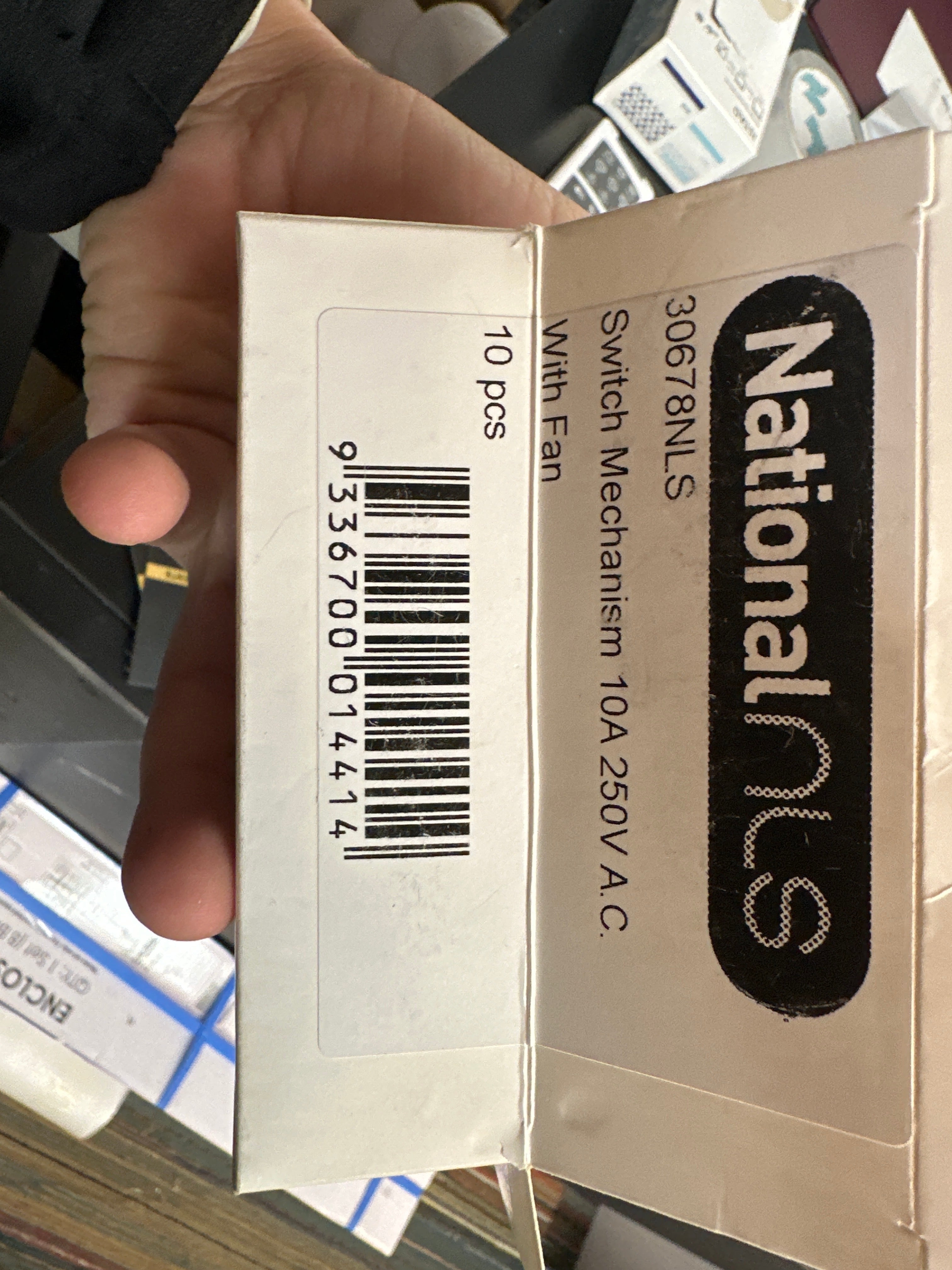 Fan switch mech 10A NLs