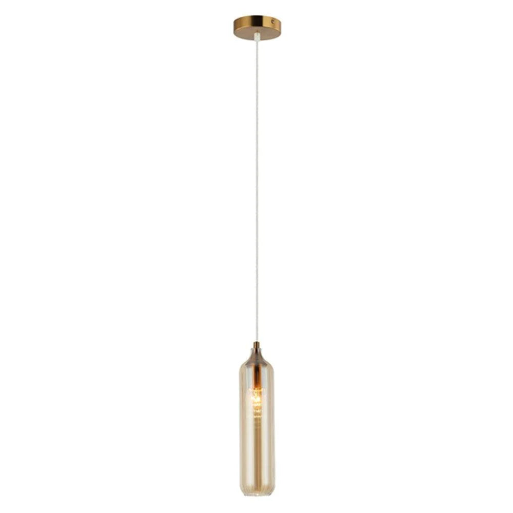 CLA Lighting-MANGA: Interior Glass Cylinder Pendant Lights