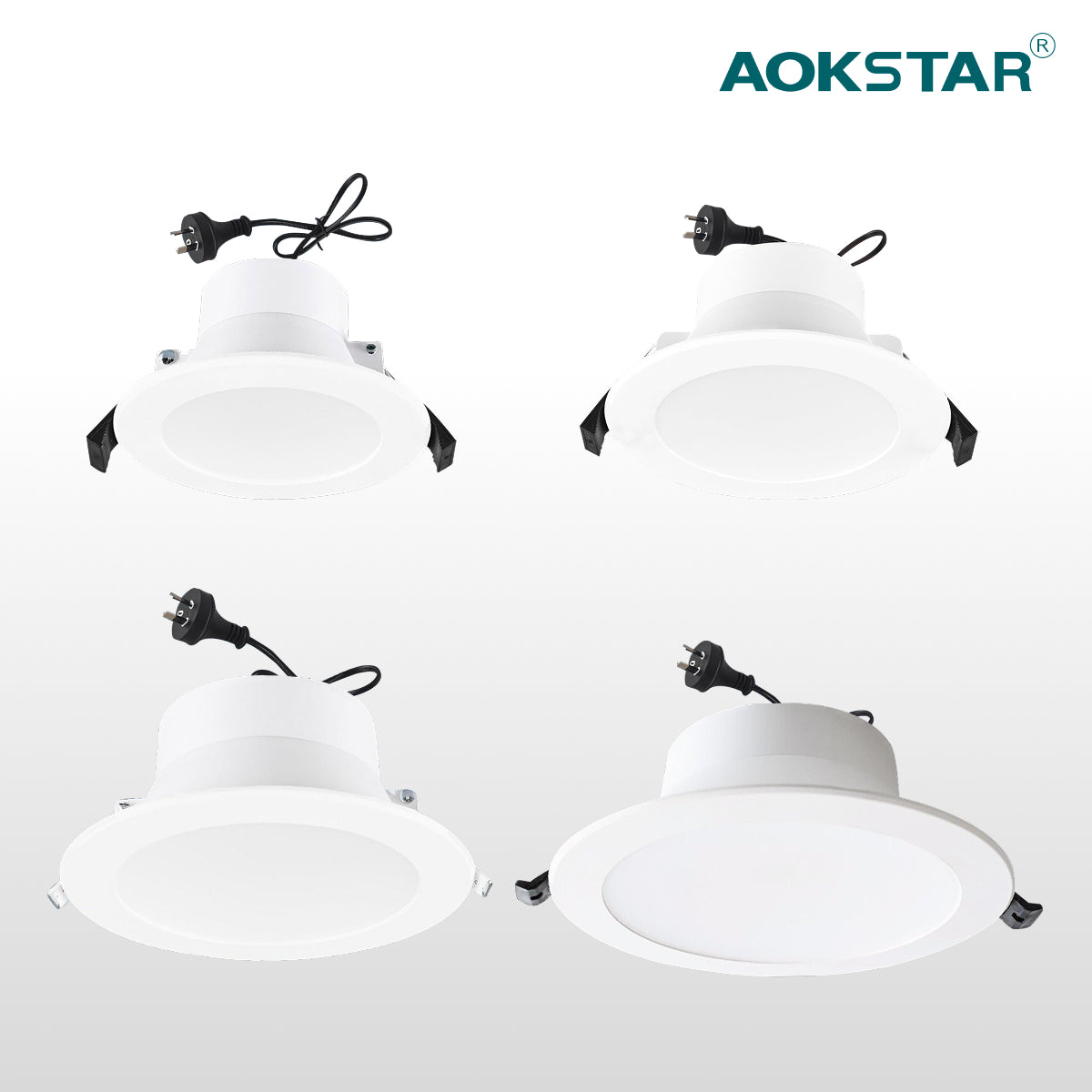 Aokstar 30W, 20W, 15W, 10 and 7W LED Dimmable Downlight