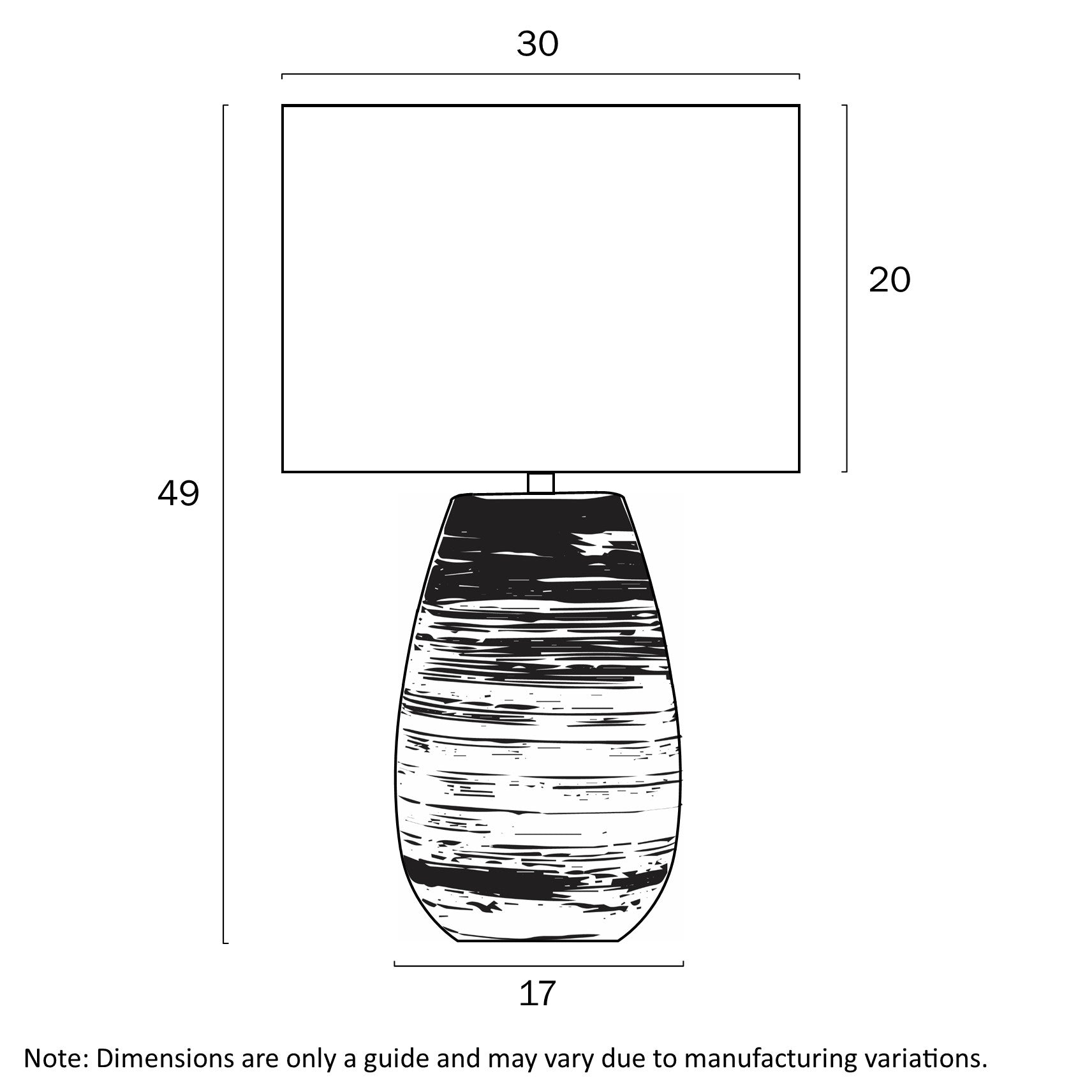 Telbix lighting :BATIK CERAMIC TABLE LAMP