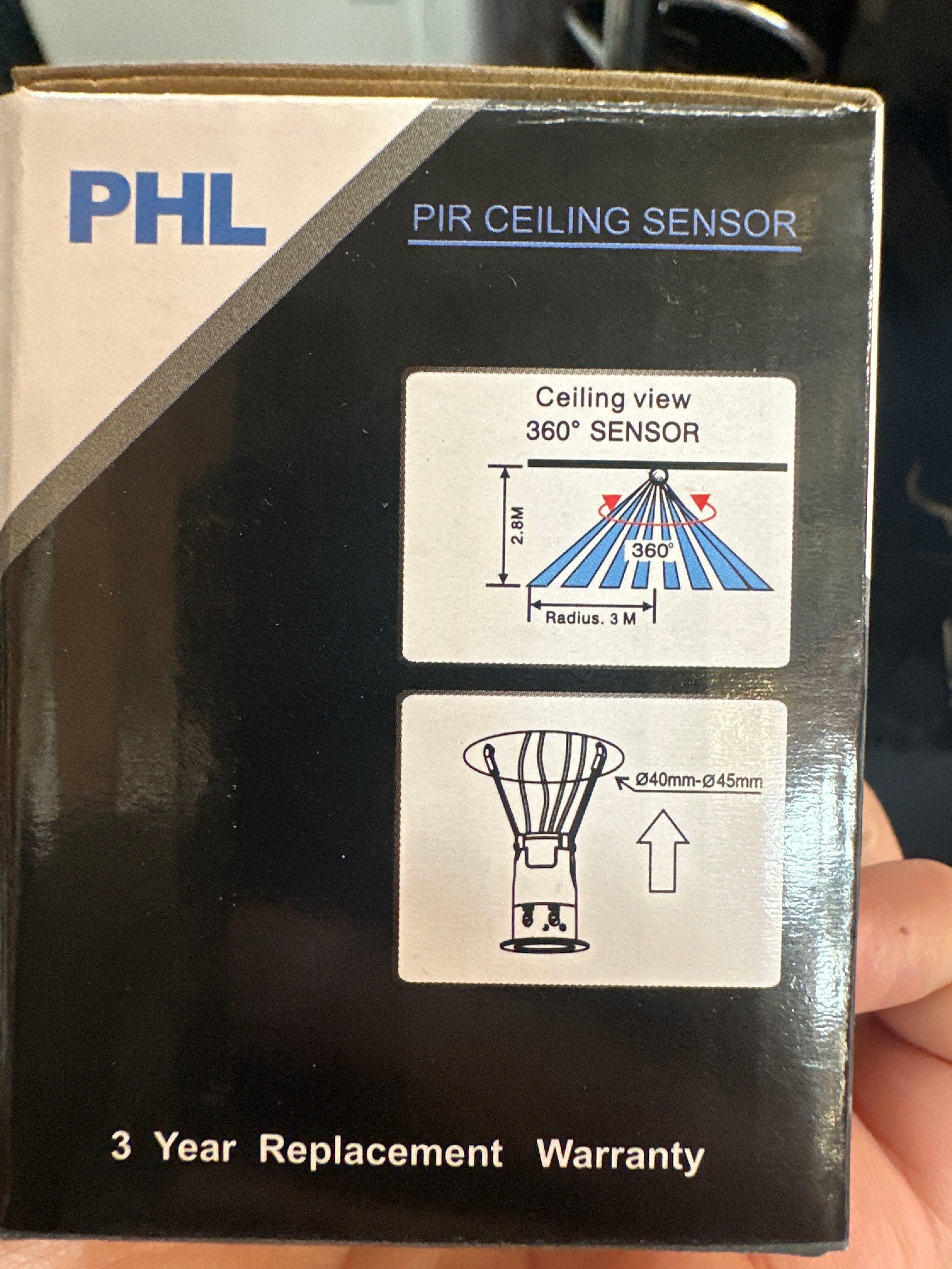 PHL4208 PIR mini sensor-white