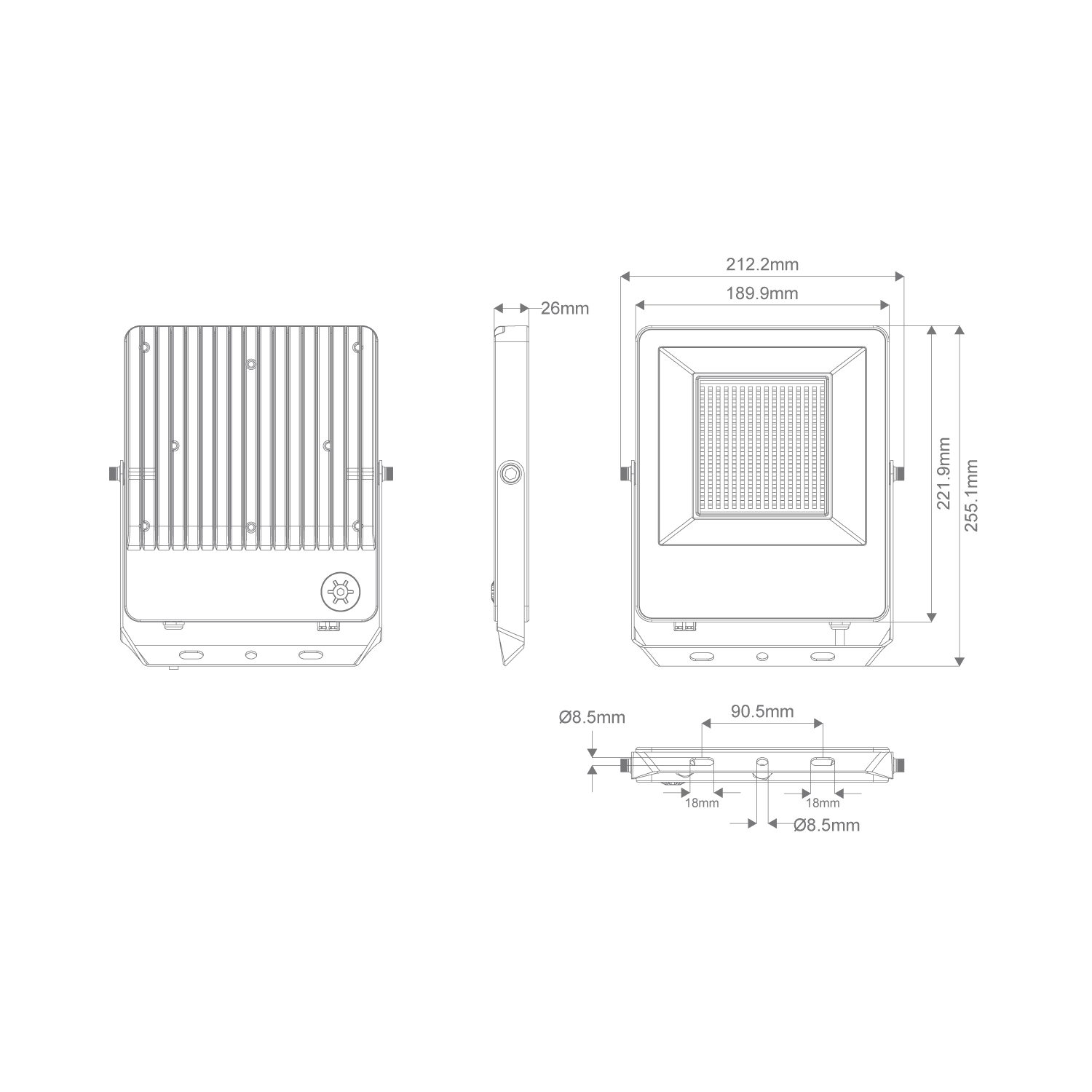 Domus BLAZE PRO MARINE Flood Light