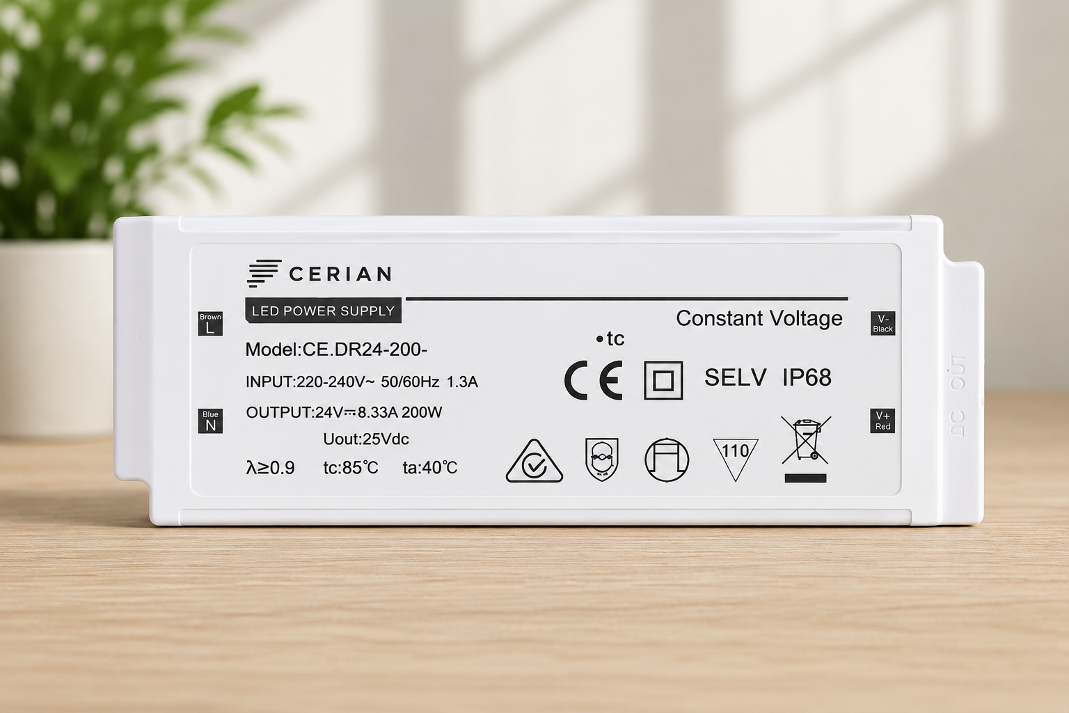 Cerian Lighting CERIAN 24V 200W Driver IP68