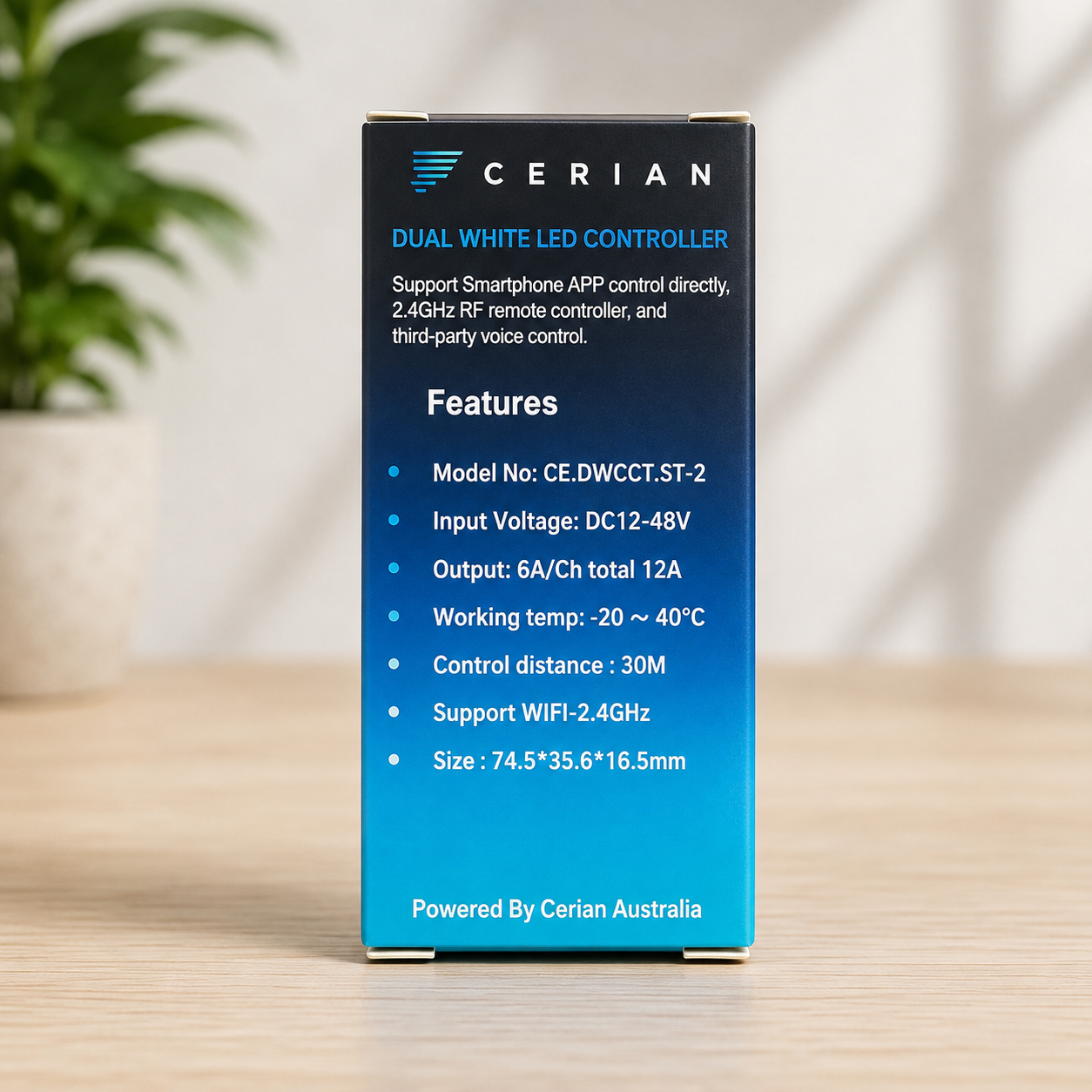 Cerian Lighting Smart Tri-colour LED Strips Controller(Dual Strip Controller)
