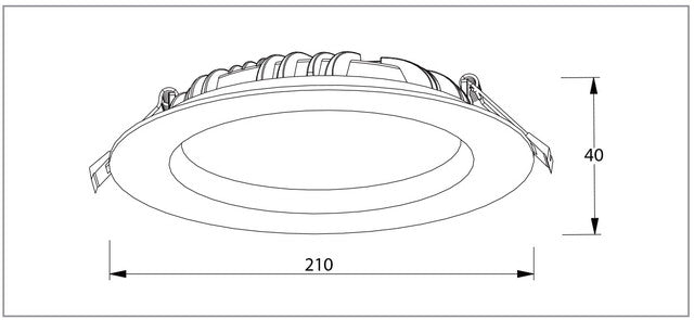Lawell SUPER NOVA 20 / 40W Commercial Downlight