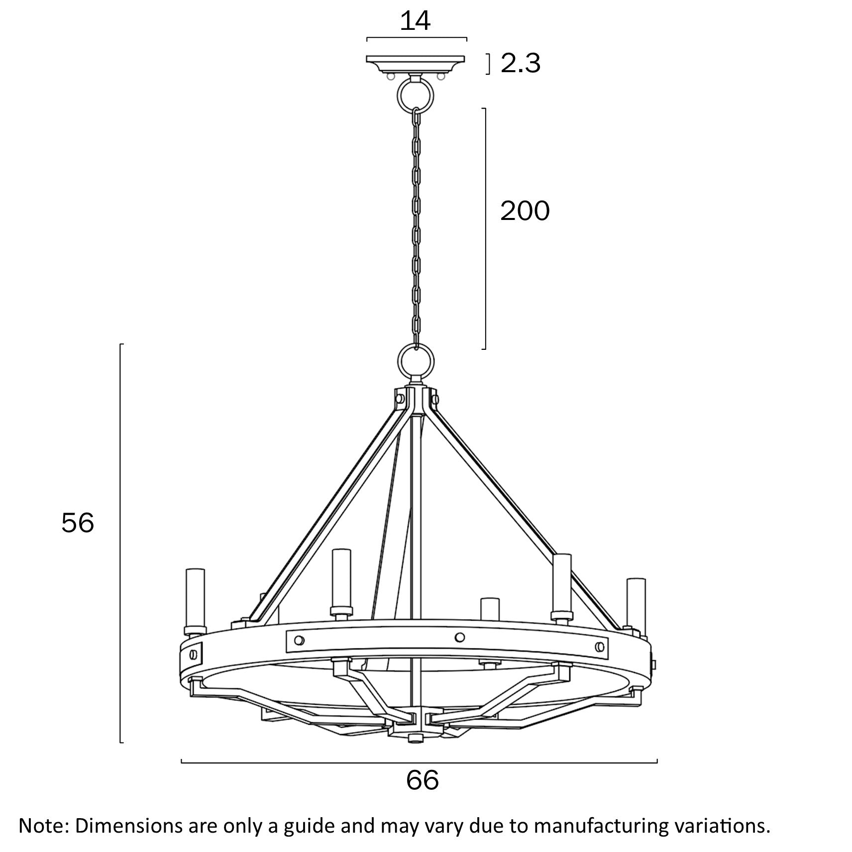 Telbix Lightings: DARIEN 6 LIGHT PENDANT