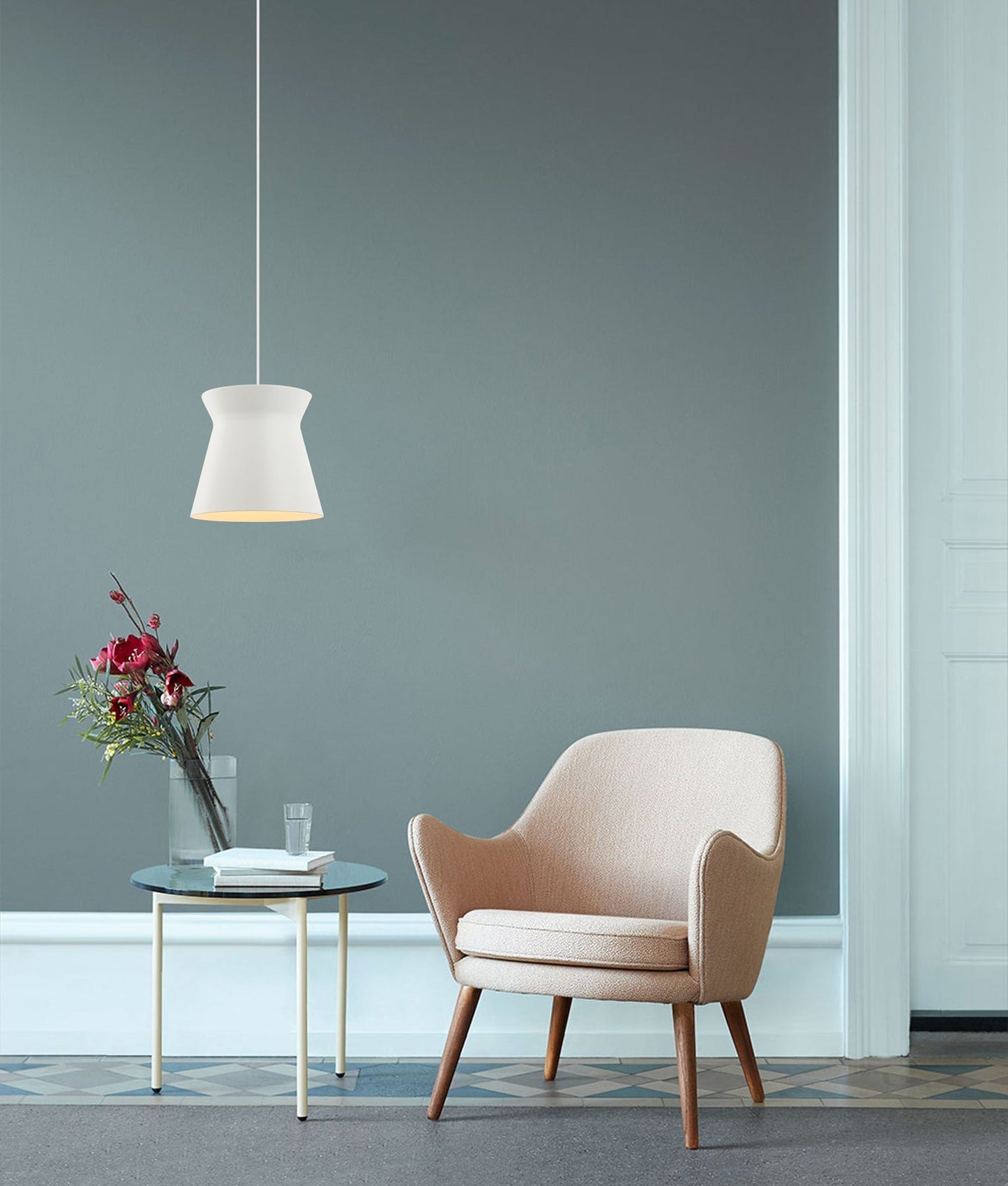 DIABLO: Modern Scandinavian Interior Cone Flat Top Pendant Lights-CLA LIGHTING