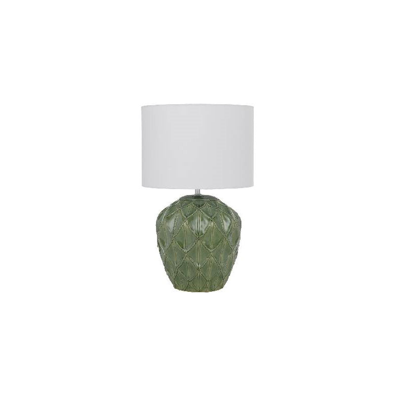 Telbix lighting :Diaz Ceramic Table Lamp Green - DIAZ TL-GNWH