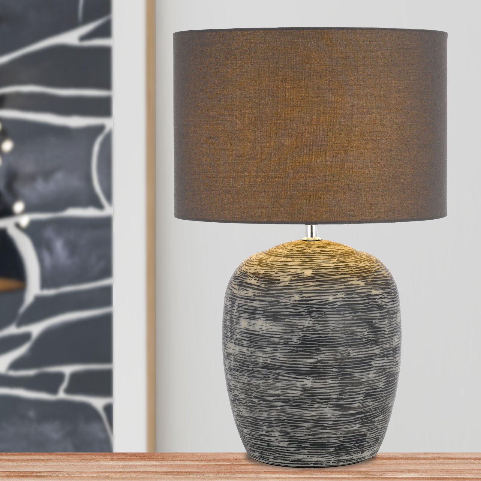 Telbix lighting :DUSTY CERAMIC TABLE LAMP