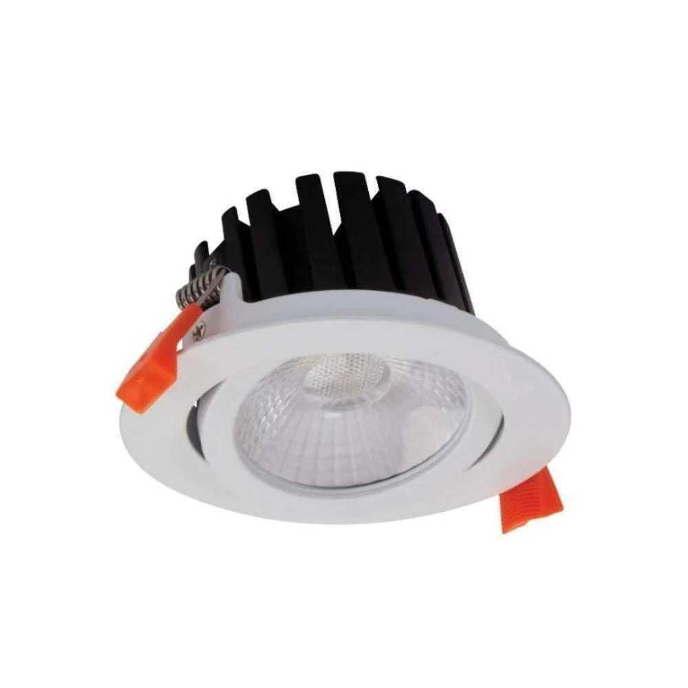 Domus AQUA-13-TILT-DALI - DALI Dimmable Round 13W LED Tri-Colour Tiltable Downlight IP65