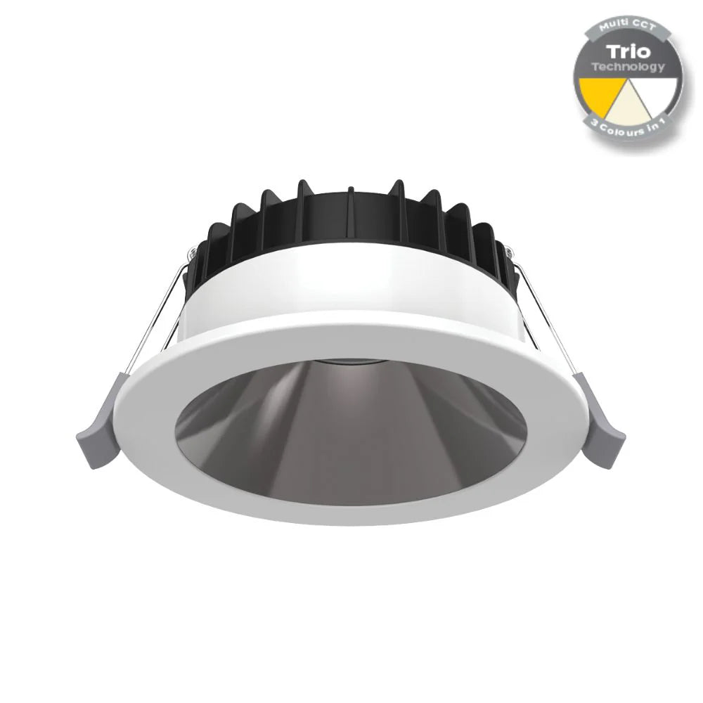 Domus SWAP-8-DEEP - 8W LED Tri-Colour Dimmable Deepset LED Downlight