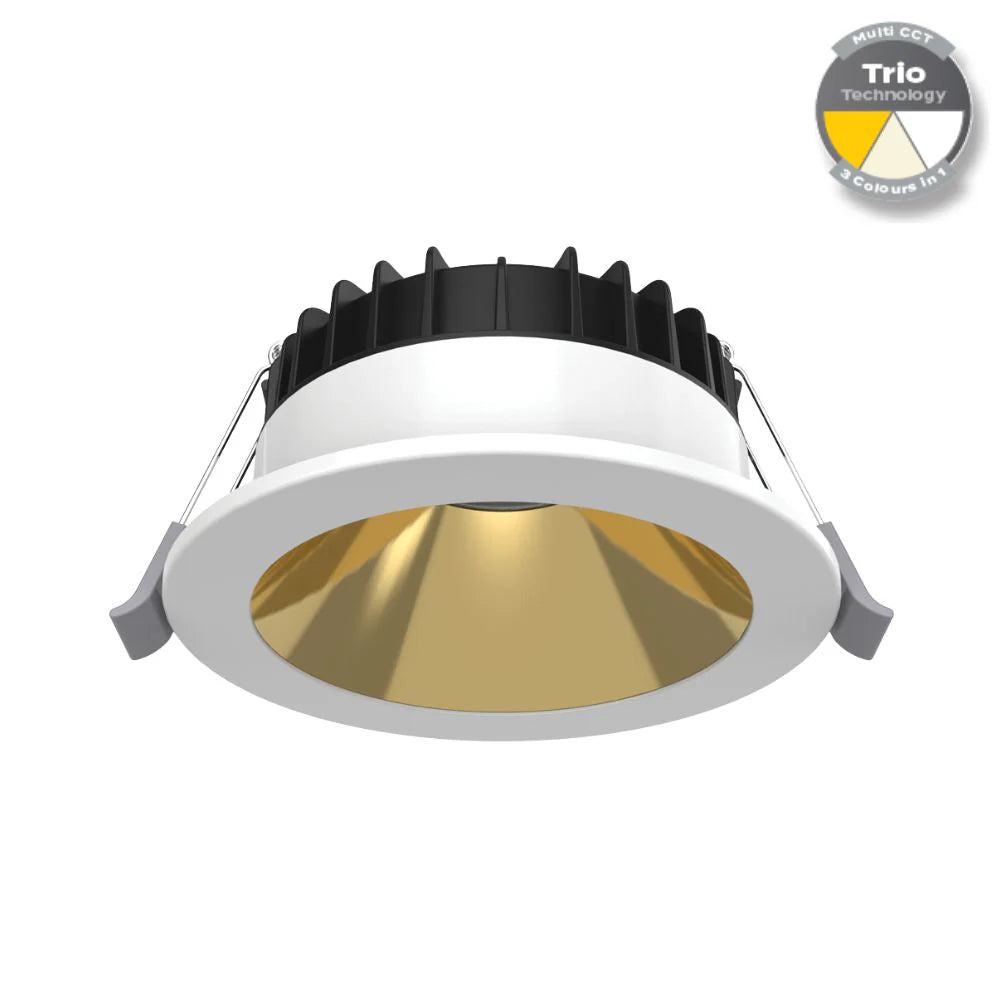 Domus SWAP-8-DEEP - 8W LED Tri-Colour Dimmable Deepset LED Downlight