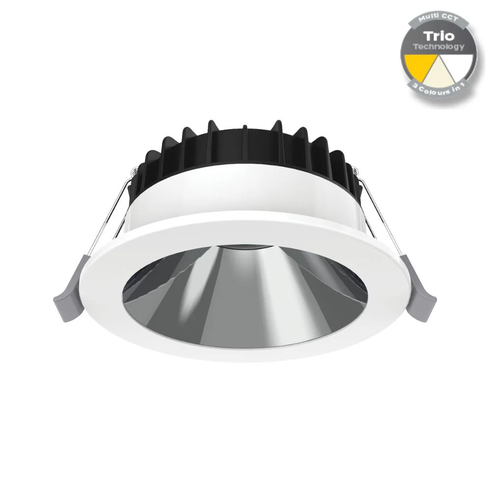 Domus SWAP-8-DEEP - 8W LED Tri-Colour Dimmable Deepset LED Downlight