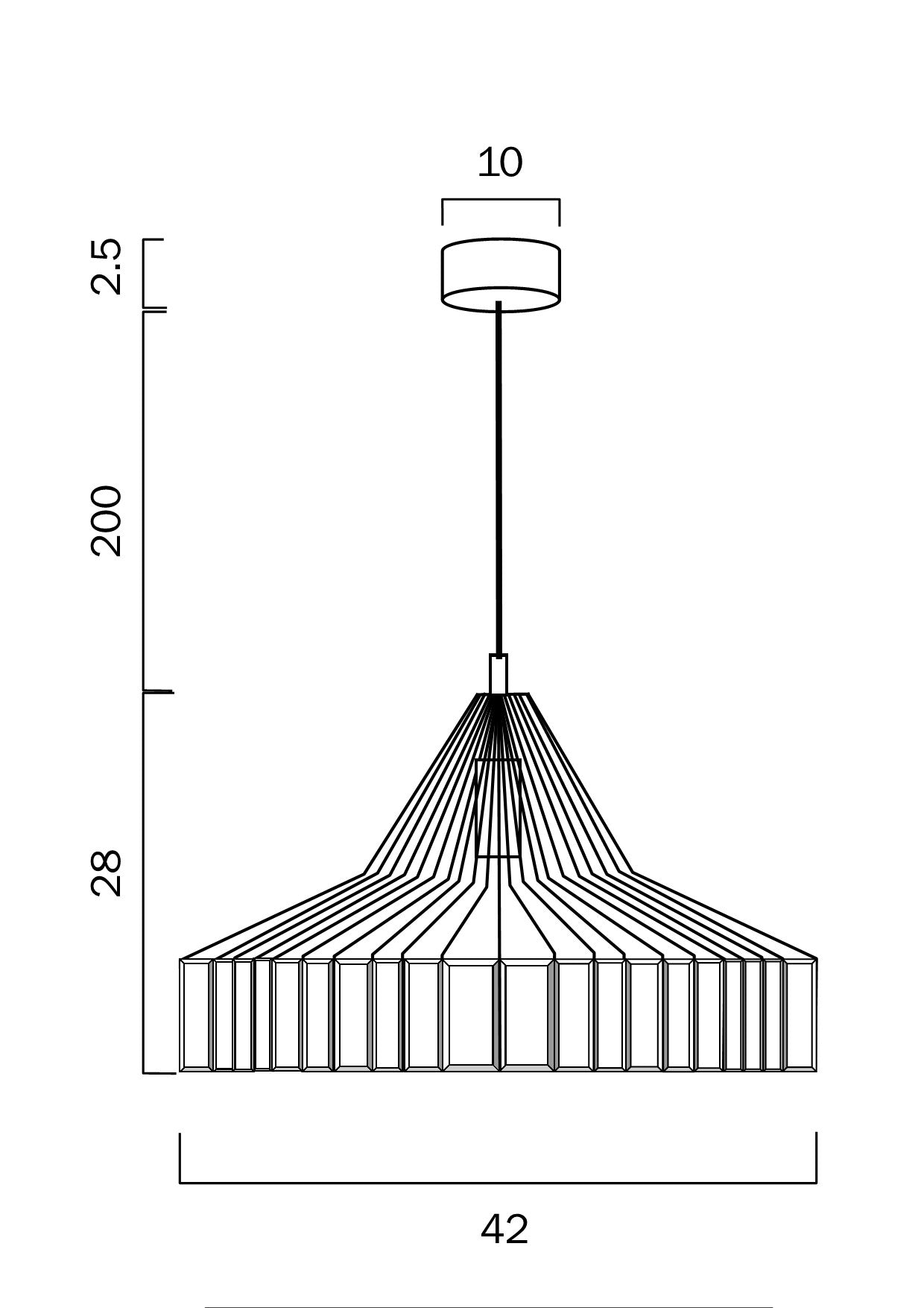 ELMAS 42 PENDANT