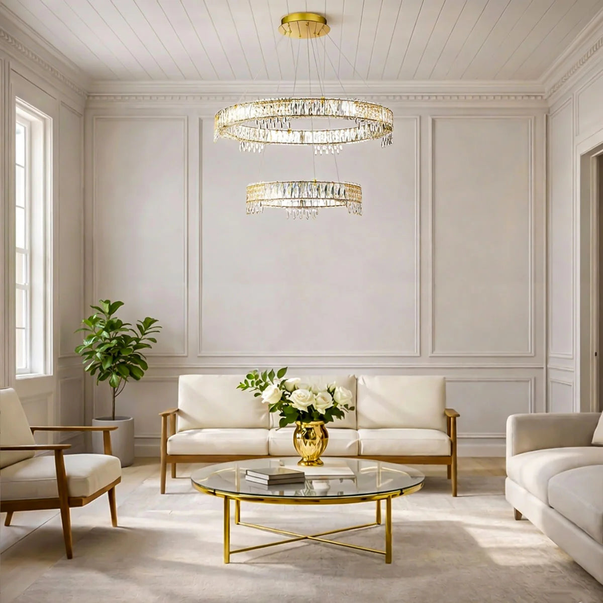 Telbix ERIKA 2 TIER PENDANT LIGHT