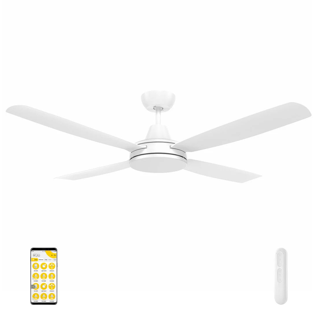 Mercator Nemoi 137cm DC Ikuü Smart Wi-Fi Ceiling Fan (Without Light)