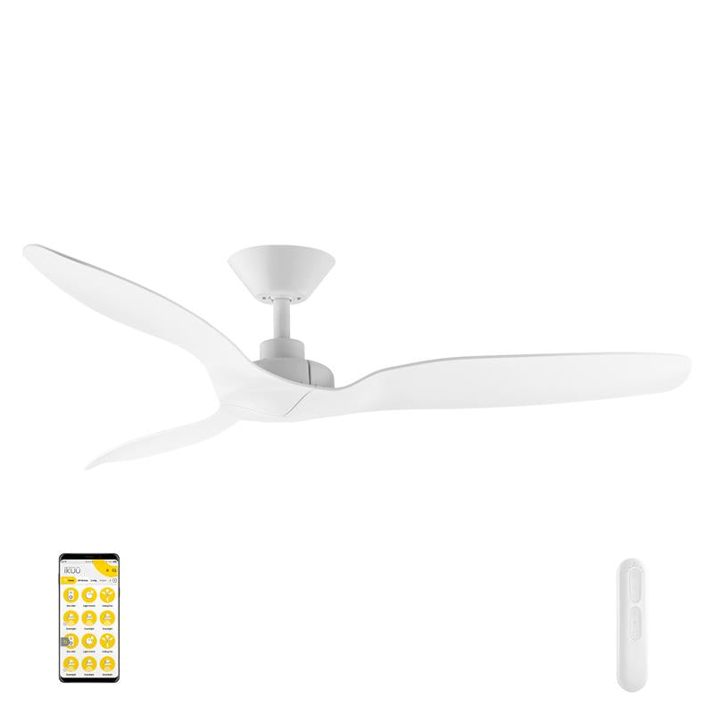 Casa 132cm DC Ikuü Smart Wi-Fi Ceiling Fan With Remote