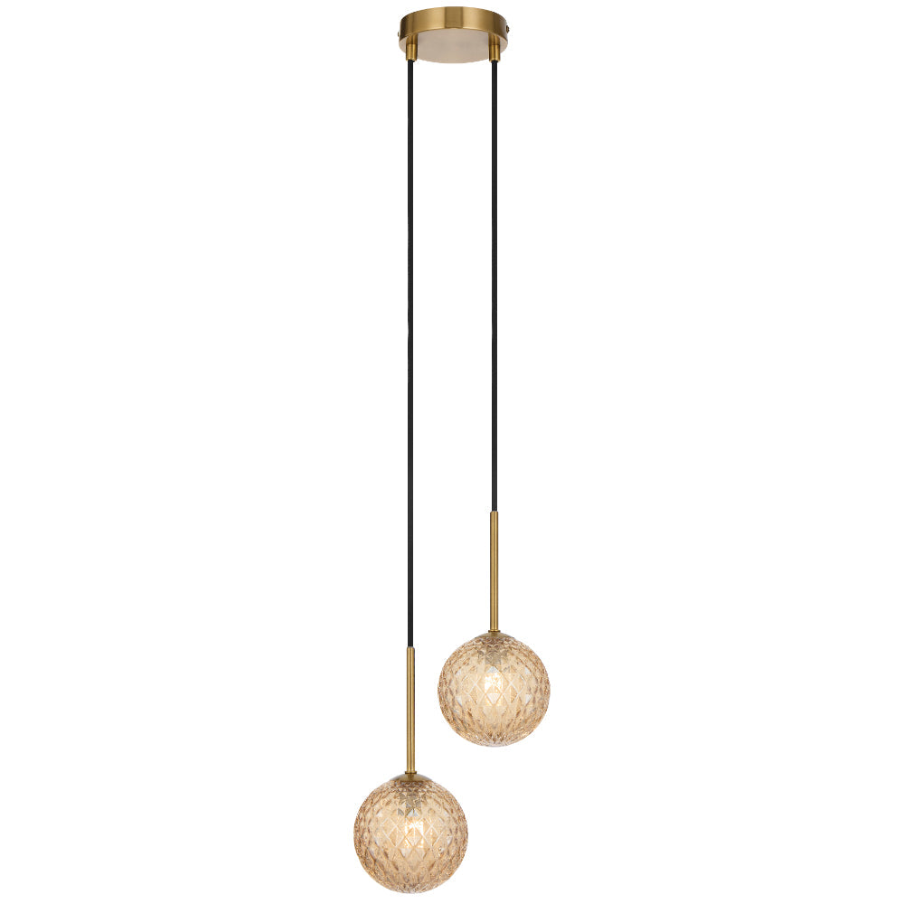 Telbix Lightings: GASTON 2 LIGHT PENDANT